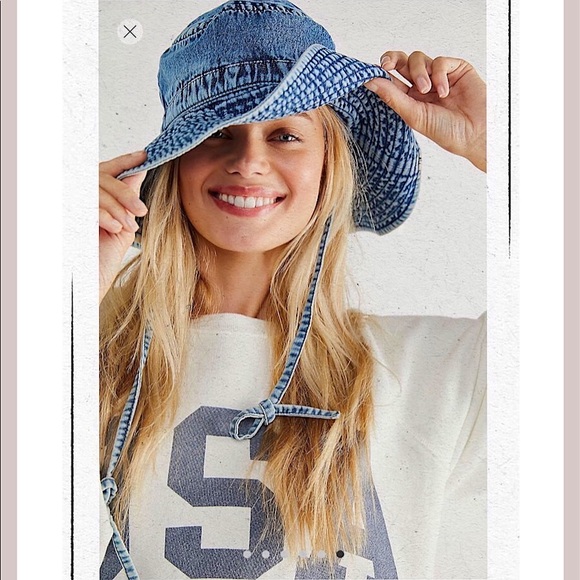 Nwot Free People Lake Washed Bucket Hat 